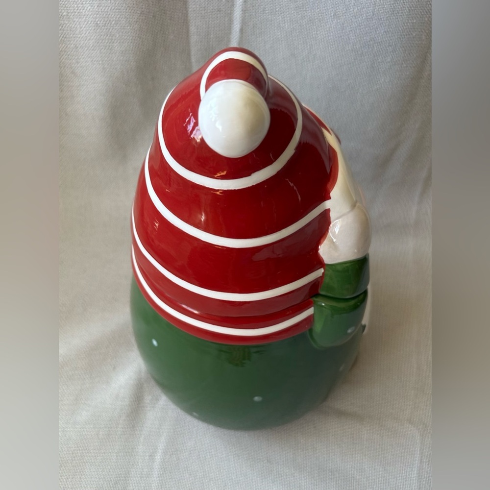 10 Strawberry Street Whimsical Cupboard Gnome Heart Canister Jar 13” - Picture 6 of 7